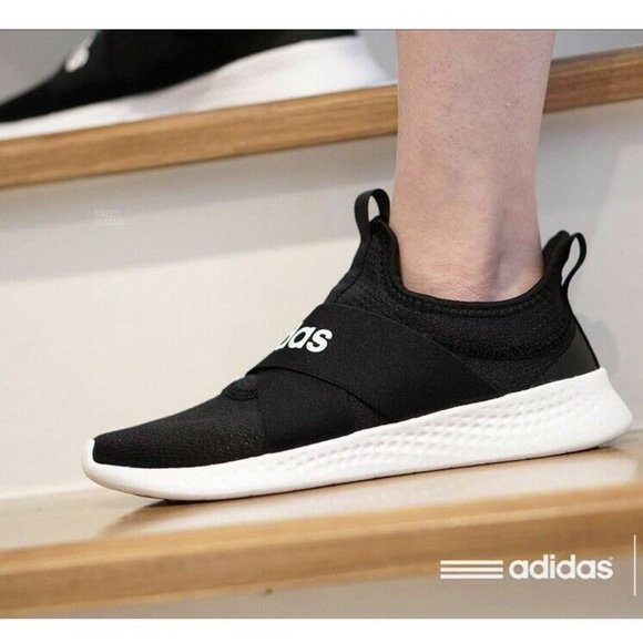 Adidas Puremotion Adapt Women’s Athletic Running Workout Sneaker Black Shoe #326 - Picture 4 of 12